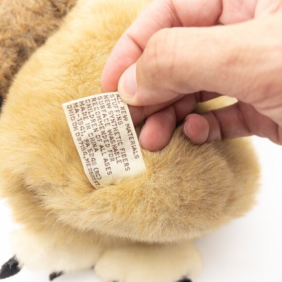 Vintage Cascade Toy Hand Puppet Owl Plush 13” Swivel Head Rotates EUC - Picture 6 of 8